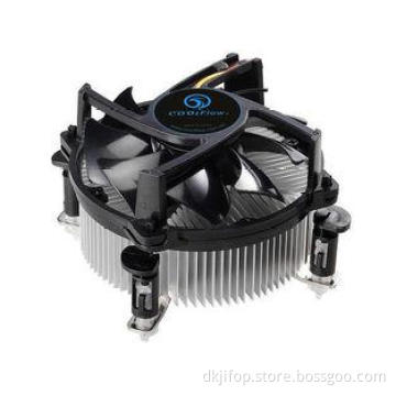 Low Profile CPU Cooler Fans LGA 775 with Copper Base , Alum